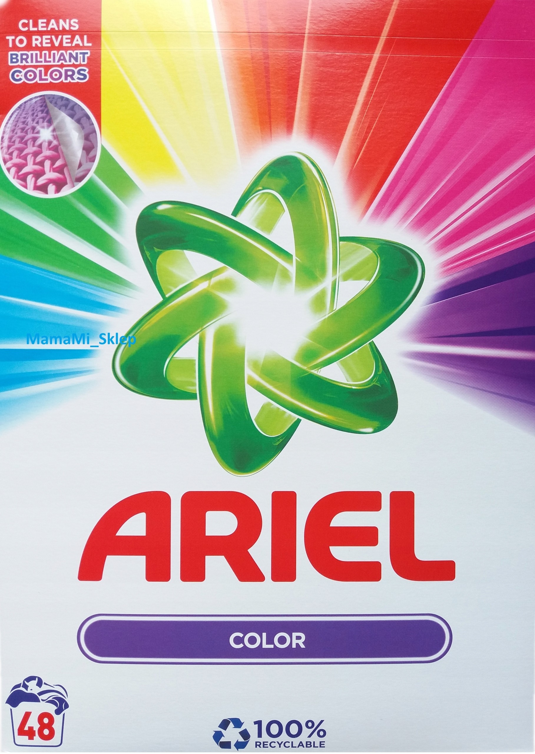Ariel Proszek do prania Color 3,6 kg 48 prań Big