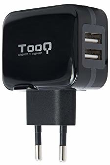 TooQ TooQ TQWC-1S02 - ładowarka z 2 x USB (5 V-3,4 A, 17 W), z technologią AirPower, certyfikat: CE, do urządzeń USB, czarna TQWC-1S02