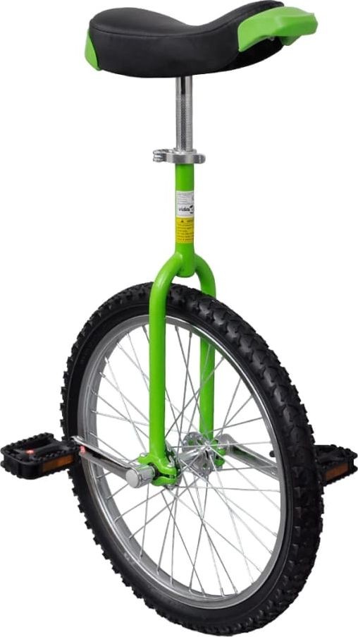 vidaXL Zielony unicykl 20 cali 90845