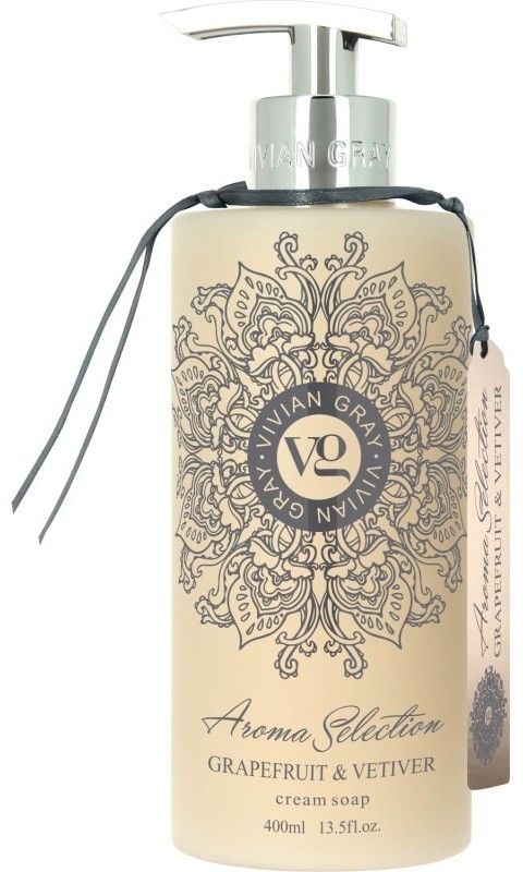 Vivian Gray Aroma Selection Cream Soap 400 ml Mydło w płynie Grapefruit & Vetiver