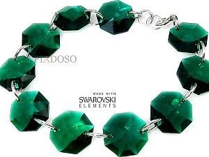 Swarovski Arande Hit Bransoletka Emerald Certyfikat 2157814598