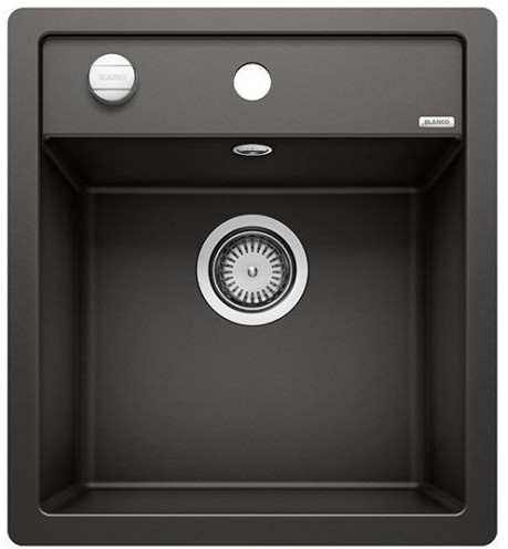 Blanco DALAGO 45-F Silgranit PuraDur Czarny korek auto 525870