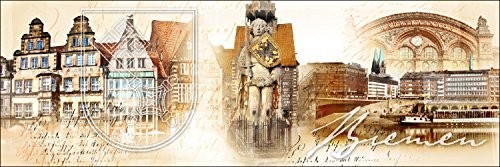 Pro-Art-Bilderpalette Pro-Art g1291e obraz na ścianę wydruk Giclée 'Bremen 