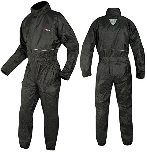 A-Pro A-pro Motorcycle Motorbike Waterproof Full Body One pc Rain Suit Scooter Black L 5180000054007