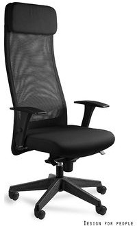 Unique Fotel biurowy ARES Mesh Czarny, Domyślny kolor (bez dopłaty)S-569-BL418