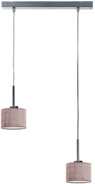 LYSNE Dwupunktowa lampa wisząca z regulacją wysokości MONTANA VELUR 11456V/1555