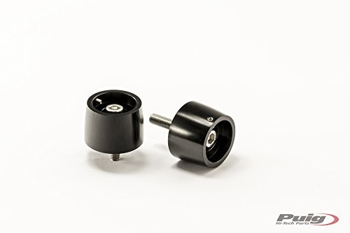 Puig Zestaw końcówek kierownicy Thruster 9417N Ref. 9417N For Suzuki GSX-R250 17'-18', Suzuki SV650S 03'-08', SUZUKI SV1000/S 03'-05', YAMAHA X-MAX 125 18', czarny 9417N