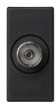 Kontakt Simon CONNECT Płytka K45 2 gn TV żeńskie 22 5x45mm + wkład szary grafit Simon Connect K102B/14