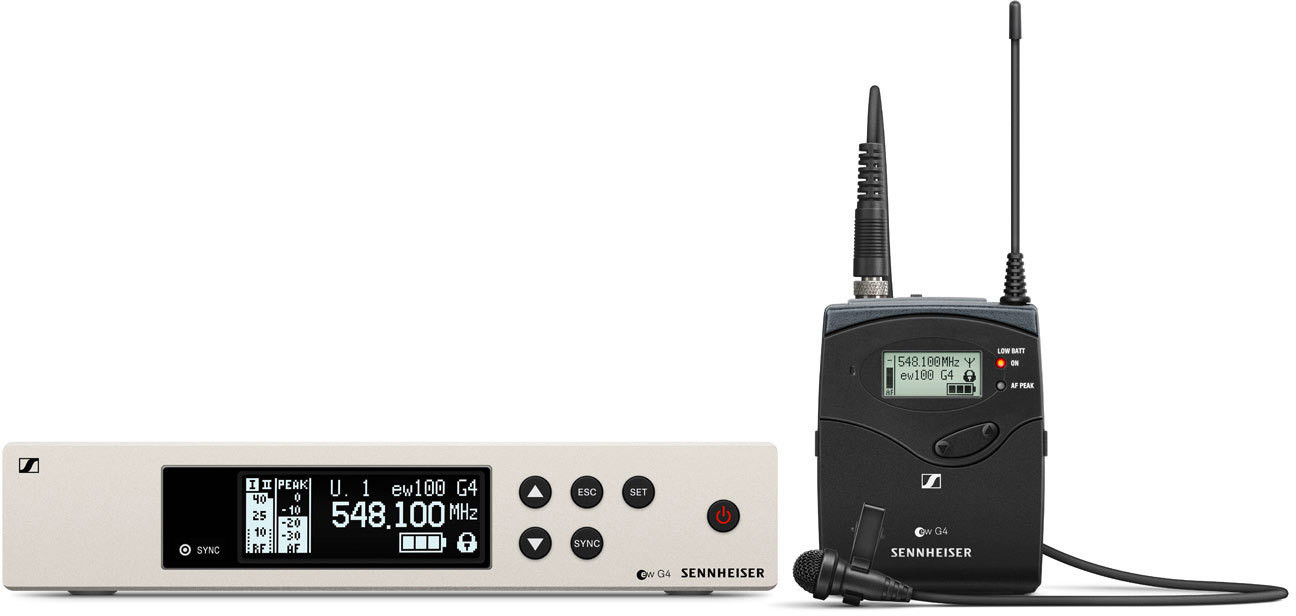 Sennheiser ew 100 G4-ME4-B - uniwersalny system bezprzewodowy dla prezenterów i moderatorów, pasmo 626-668 MHz. 13180