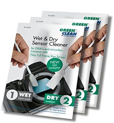 Green Clean WET and dry Sensor Cleaning System do NON Full Frame Size czujniki Zielony SC-6070-25