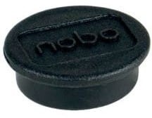 Nobo Magnesy do tablic 24mm, czarne (10szt.) 1915291