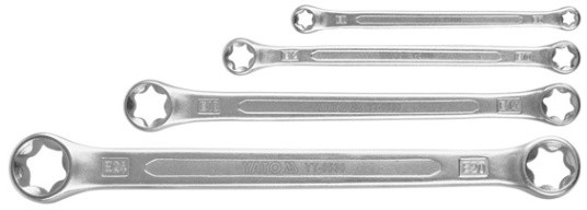 Yato Klucze oczkowy torx kpl e6-e24, 4 cz. YT-0530