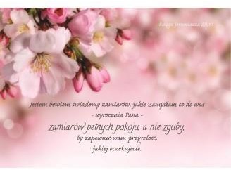 A Kartka składana - Jestem bowiem świadomy Jabłoń