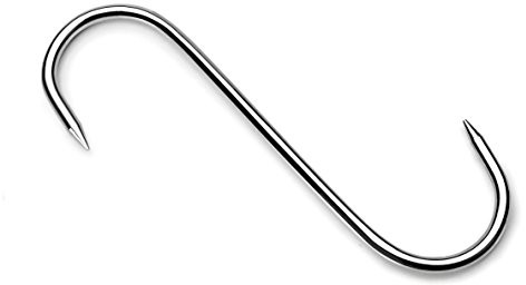 Lacor 39048 haki rzeźnictwa 17 cm 2 końcówką (6 sztuki), szary 39048