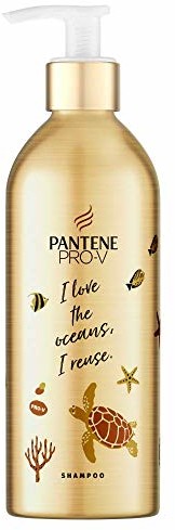 Pantene Pro-V Repair & Care szampon do włosów zniszczonych, butelka z aluminium, dozownik z pompką, pielęgnacja suchych włosów, szampon damski, pielęgnacja włosów suchych, pielęgnacja włosów suchych, 8001841990620