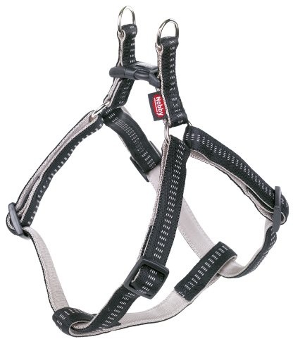 Nobby pies zastawa Soft Grip czerwona; długość 30-40 cm szerokość 1 cm, czarny i szary 78522-05