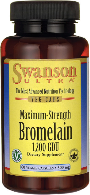 SWANSON Bromelina - maksymalna moc 60kaps