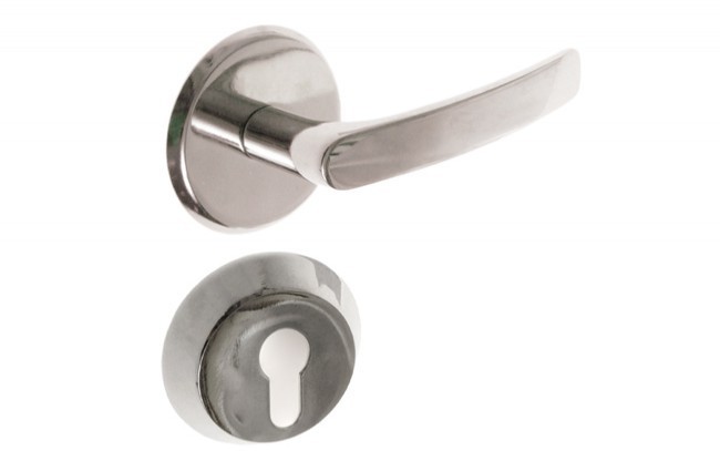 Klamki i tarcze MK204 z/t bębenkową WZMOCNIONE