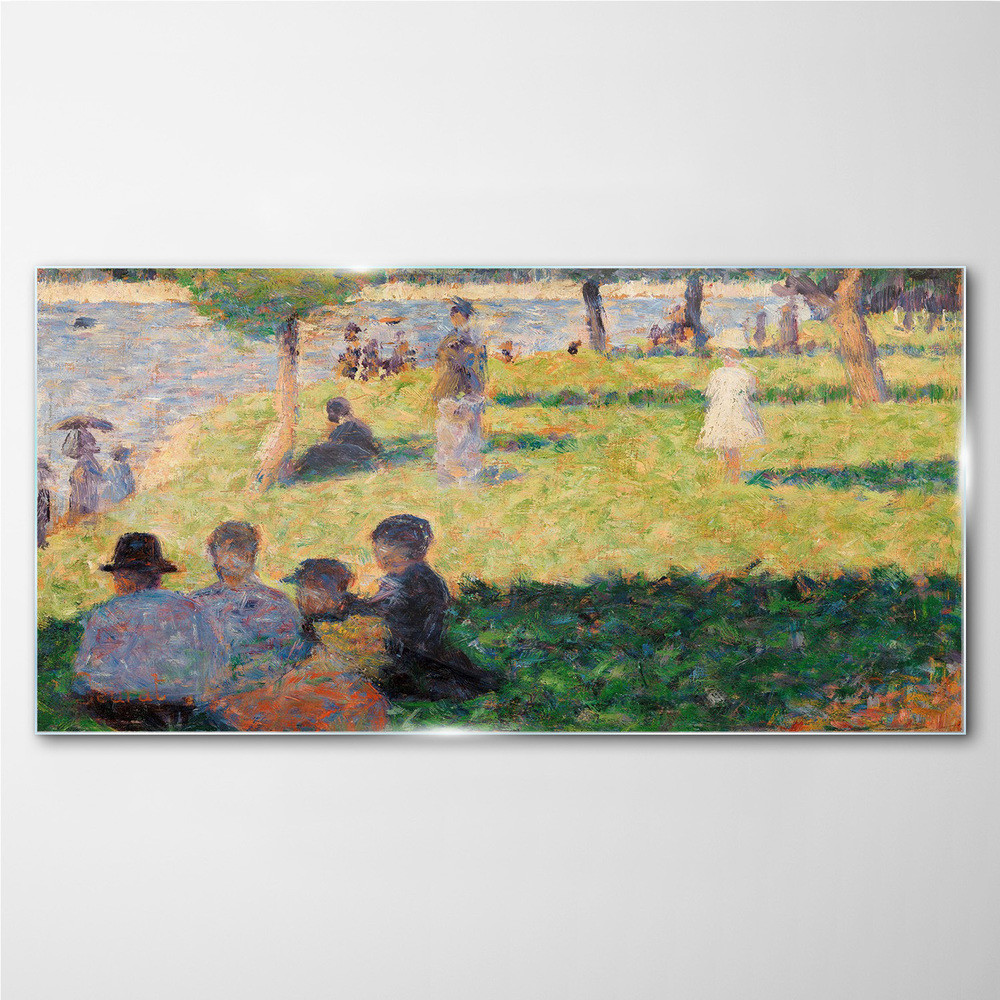PL Coloray Obraz Szklany Malarstwo Natura Woda 100x50cm
