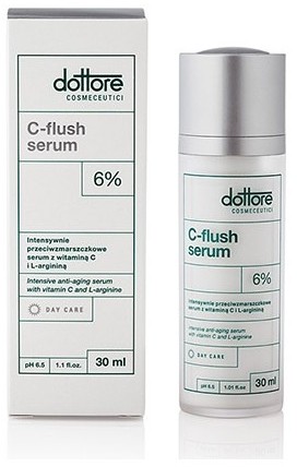 DOTTORE DOTTORE C-Flush Serum-Intensywnie przeciwzmarszczkowe serum z 6% witaminą C,30ml DOT000007