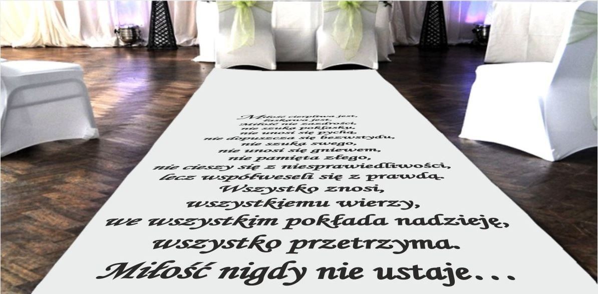 Hymn do miłości naklejka na dywan