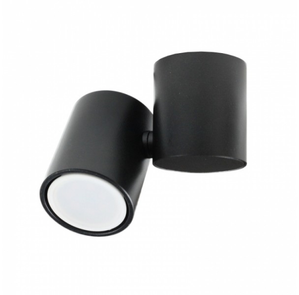 Light&More LM P 1327/BK REFLEKTOR NOWOCZESNA LAMPA SUFITOWA OPRAWA NATYNKOWA ALUMINIUM CZARNY GU10 LED LM P 1327/BK