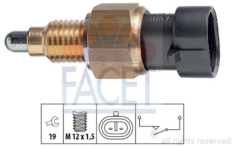FACET Przełącznik, swiatło cofania FACET 7.6249
