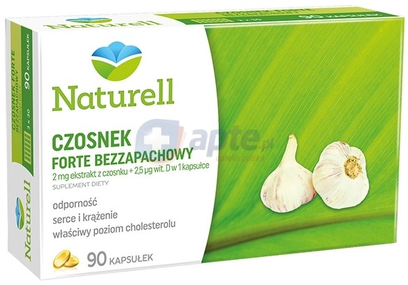 USP Zdrowie Naturell Czosnek forte bezzapachowy x90 kapsułek