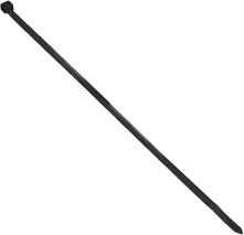 Opaska kablowa, kolor czarny, odporna na UV, szerokość 4,8mm, długość 400mm, 25 sztuk