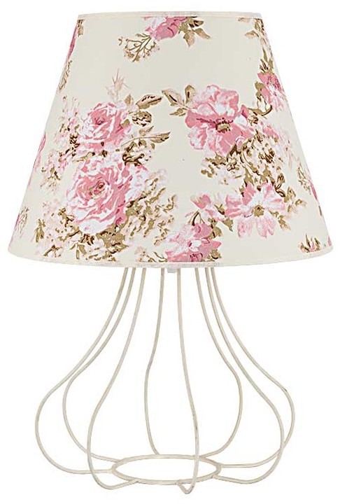 Duolla Lampa stołowa VIOLIN 1xE27/40W/230V 490 mm róża