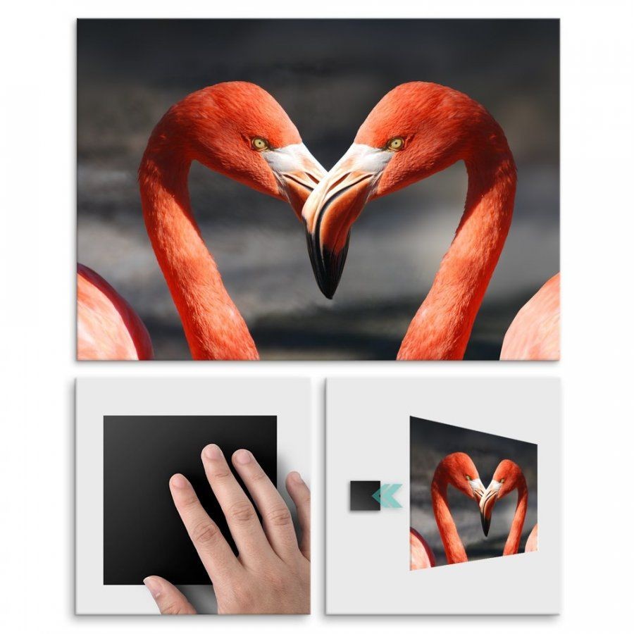 Pix4home Plakat metalowy flaming M POS-M-01842