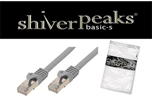 Shiverpeaks shiverpeaks BASIC-S 1 m Cat7 S/FTP (STP) Szary kabel sieciowy  kabel sieciowy (1 m, Cat7, RJ-45, RJ-45, S/FTP (STP), męski/męski) BS75511