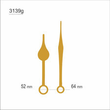 Atrix Wskazówki zegarowe złote /W1 3139G