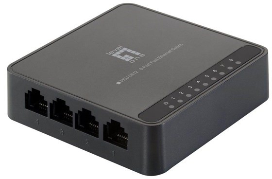 LevelOne FEU-0812 - switch - 8 ports - unmanaged FEU-0812