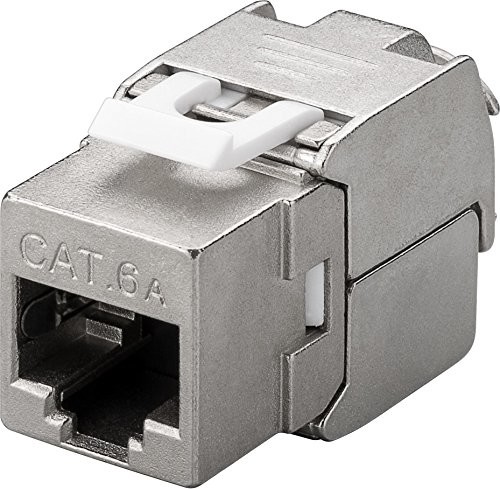 Goobay Cat 6 A Keystone gniazda RJ45 STP ekranowanie 500 MHz 90864