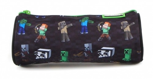 Marka własna Piórnik szkolny okrągły z oryginalną licencją Minecraft OTAPIÓMF4480133