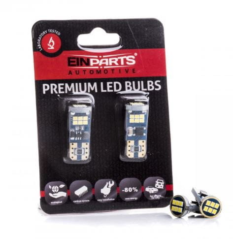 Einparts EPL198 W5W T10 18SMD 2016 6000K2szt
