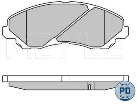 Wulf Gaertner Autoparts Zestaw klocków hamulcowych, hamulce tarczowe Wulf Gaertner Autoparts 025 235 8416/PD