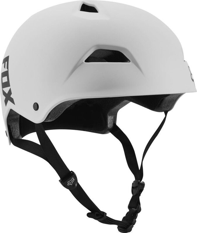 Fox Flight Sport Kask Mężczyźni, white/black S 52-54cm 2020 Kaski BMX i Dirt 26795-058-S