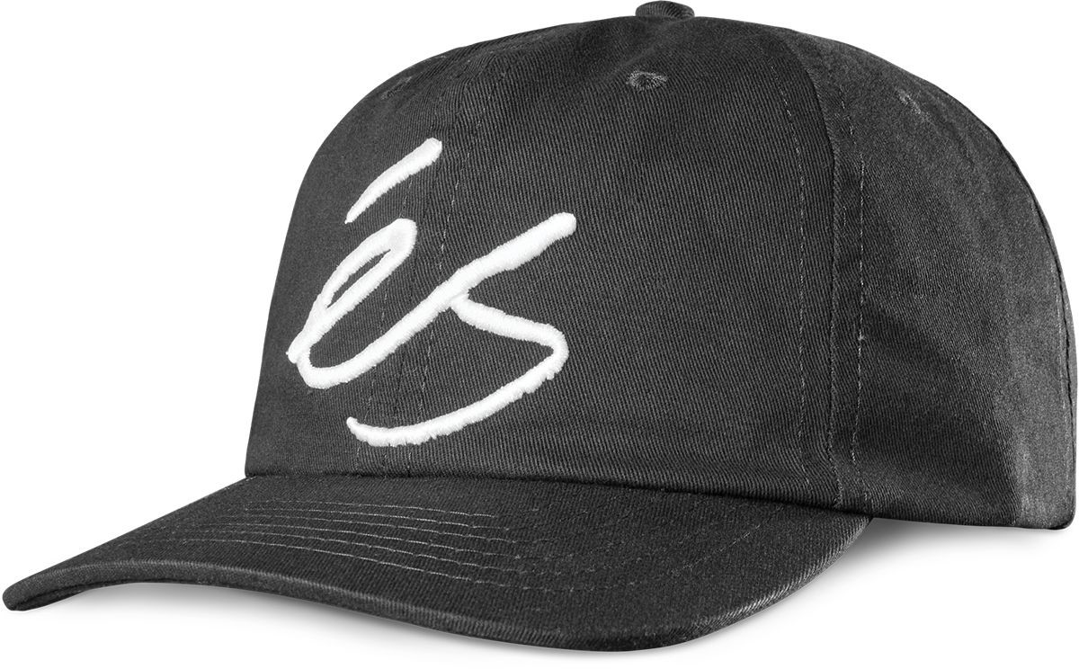 éS czapka męska éS SCRIPT WASHED SNAPBACK Black