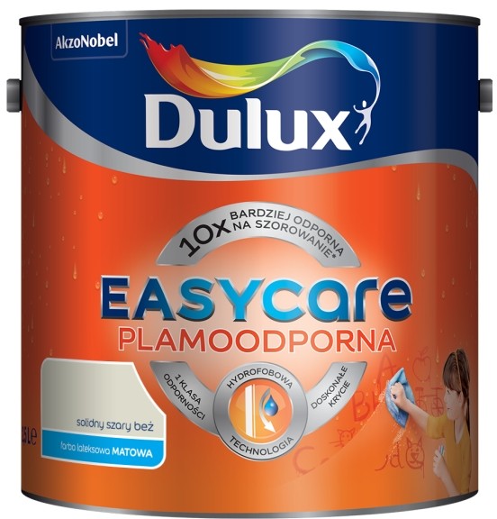 Dulux EASY CARE Solidny szary beż 2,5L 5237228