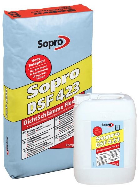 Zdjęcia - Szpachla Sopro Hydroizolacja DSF 423 skladnik B 8 kg 