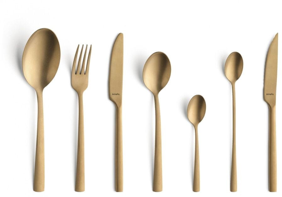 Amefa Zestaw sztućców Manille 42 szt All You Need złoty