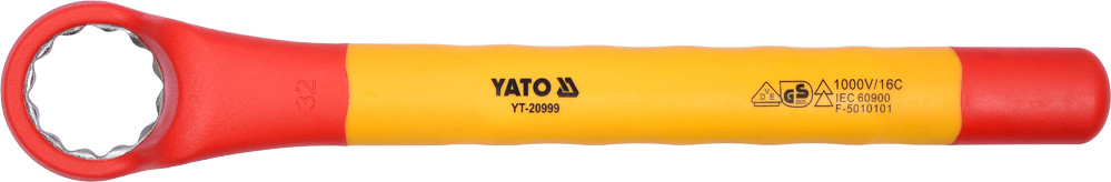 Yato KLUCZ OCZKOWY ODGIĘTY IZOLOWANY 32MM VDE YT-20999 YT-20999
