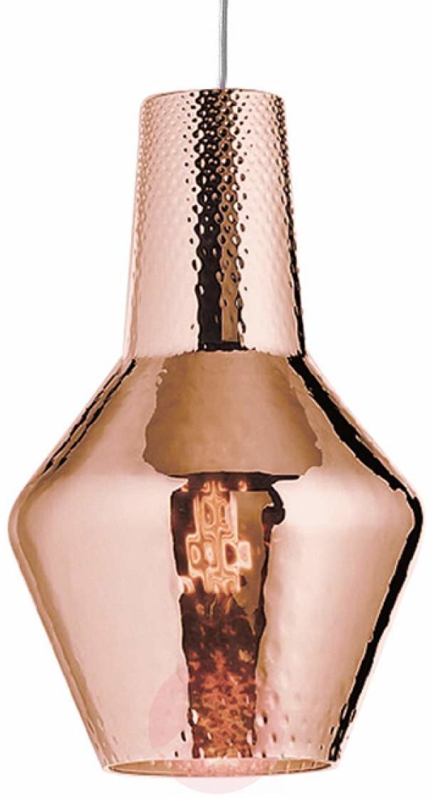 AILati Lampa wisząca Romeo 130 cm, różowe złoto metalik