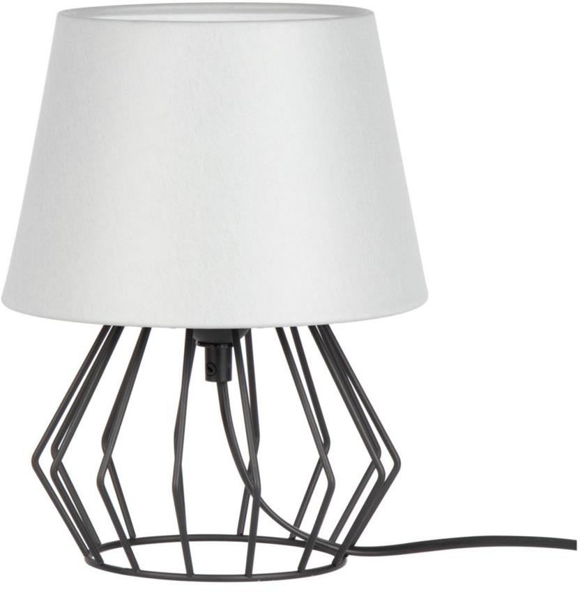 SpotLight 7668104 - Lampa stołowa MANGOO 1xE27/40W/230V szara/czarna