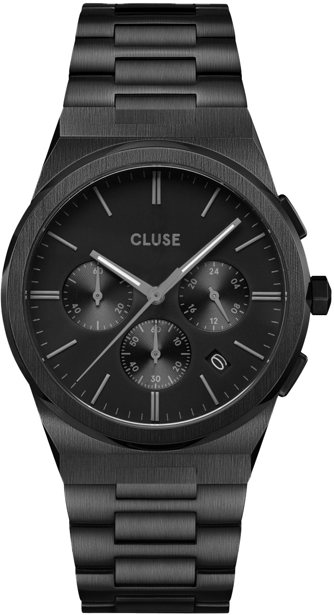 Cluse Zegarek CW20802 Chrono Steel/Full Black -