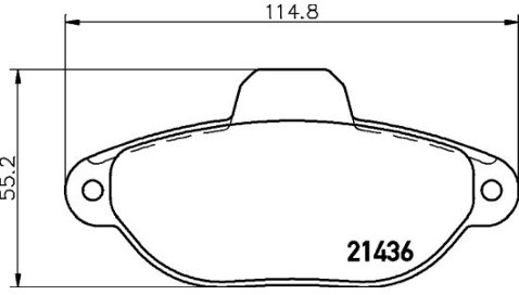 TEXTAR Zestaw klocków hamulcowych, hamulce tarczowe 2143609