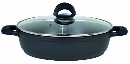 GSW 4581 Noir duszonych naczynie do pieczenia z odlewu silco, 24 cm 458108