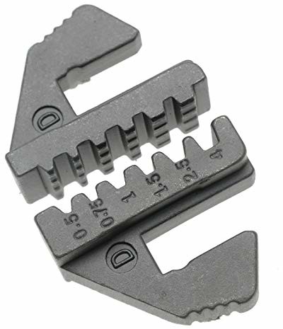 BGS 1410-D Crimp szczęk do niewielkich, izolowanych końcówek tulejkowych, pasuje do 1410/1411/1412